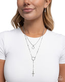 Paparazzi Faithfully Fierce - White Necklace