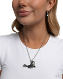 Paparazzi Whale Watching - Silver Necklace