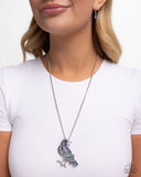 Paparazzi Radiant Raven - Blue Necklace