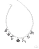 Paparazzi Storyteller Sheen - Silver Necklace