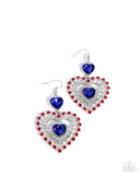 Paparazzi Patriotic Pattern - Multi Earring
