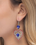 Paparazzi Patriotic Pattern - Multi Earring