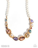 Paparazzi Adorably Antique - Multi Necklace