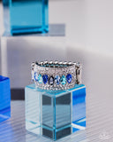 Paparazzi Laid-Back Linear - Blue Ring