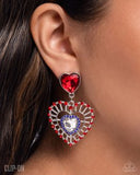 Paparazzi Patriotic Pattern - Multi Earrings (CLIP ON)