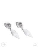 Paparazzi Coastal Collage - White Earring