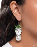 Paparazzi Bouquet Beholder - White Earring