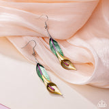 Paparazzi Tulip Tutor - Yellow Earring
