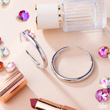 Paparazzi Sleek Selvage - Silver Earring