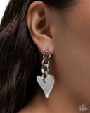 Paparazzi Mechanic Match - Silver Earring