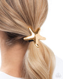 Paparazzi Sleek Starfish - Gold Hair Clip