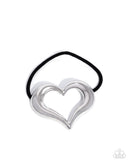 Paparazzi Cupid Call - Silver Hair Clip