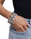 Paparazzi Bewitching Bear - White Bracelet