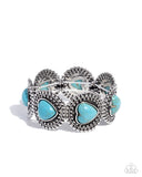 Paparazzi Rural Romance - Blue Bracelet