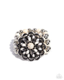 Paparazzi Floral Figment - White Bracelet