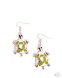 Paparazzi Turtle Tradition - Rose Gold Earring