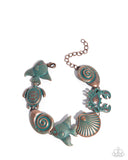 Paparazzi Coastal Cay - Copper Bracelet