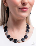Paparazzi Swatch Shimmer - Black Necklace
