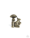 Paparazzi Textured Toadstool - Brass Ring