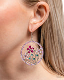 Paparazzi Basic Bouquet - Pink Earring