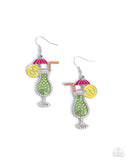 Paparazzi Delightful Daiquiri - Green Earring