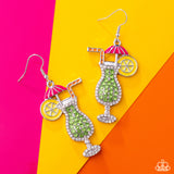 Paparazzi Delightful Daiquiri - Green Earring