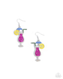 Paparazzi Delightful Daiquiri - Pink Earring