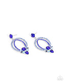 Paparazzi Karma Knockout - Blue Earring