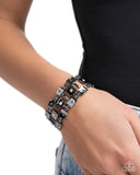 Paparazzi Puzzling Persistence - Black Bracelet