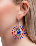 Paparazzi Fierce Firework - Multi Earring