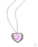 Paparazzi Heartfelt Hemisphere - Pink Necklace