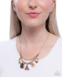 Paparazzi Storybook Setting - Gold Necklace