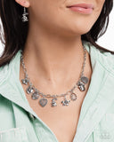 Paparazzi Eclectic Easter - Silver Necklace