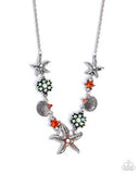 Paparazzi Starfish Song - Orange Necklace