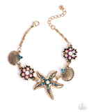 Paparazzi Starfish Single - Blue Bracelet