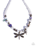 Paparazzi Dragonfly Delight - Brass Necklace