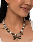 Paparazzi Dragonfly Delight - Brass Necklace