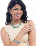 Paparazzi Coastal Cay - Blue Bracelet