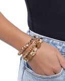 Paparazzi Malibu Minimalist - Brown Bracelet