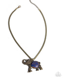 Paparazzi Empathetic Elephant - Purple Necklace