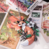 Paparazzi Fox Frame - Multi Necklace
