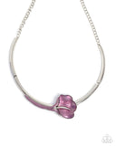 Paparazzi Calla Lily Chic - Purple Necklace