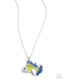 Paparazzi Flashy Fish - Yellow Necklace