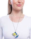 Paparazzi Flashy Fish - Yellow Necklace