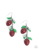 Paparazzi Seize the Strawberries - Red Earring