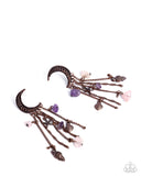 Paparazzi Crescent Call - Copper Earring