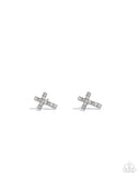 Paparazzi Sacred Shimmer - White Earring