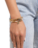 Paparazzi Mental Mentality - Brown Bracelet