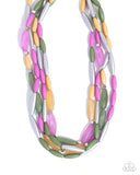 Paparazzi Milky Mambo - Green Necklace