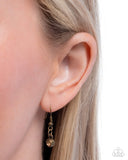 Paparazzi Leafy Legato - Brass Necklace